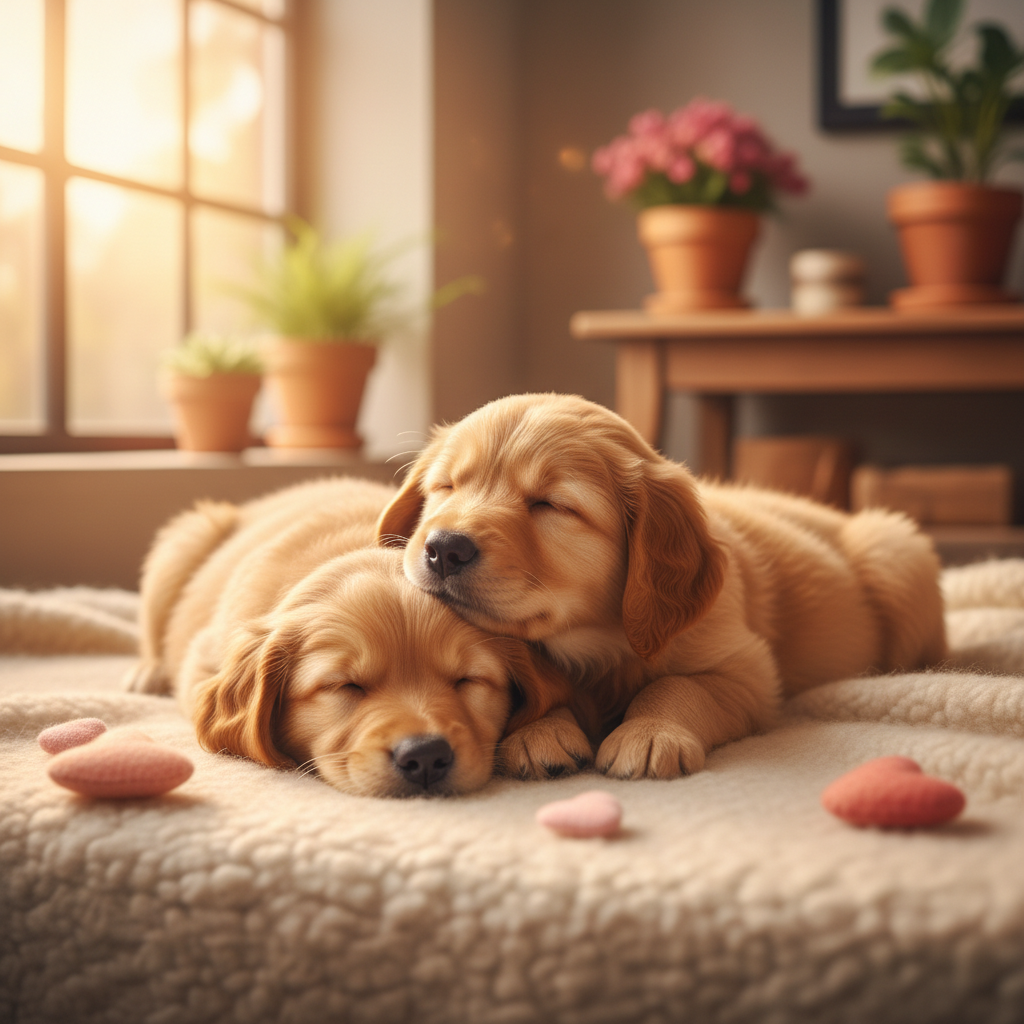 Two Cute Puppies